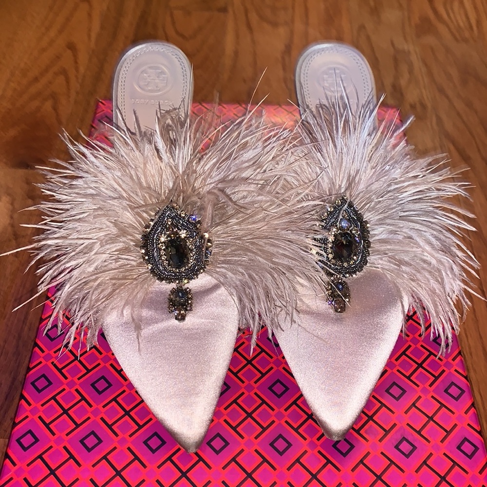 Tory Burch Elodie Feather Mule